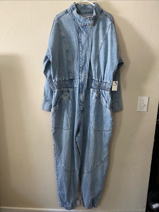 Forever 21 Pants - Forever 21 Light Blue Denim Jumpsuit with Pockets!